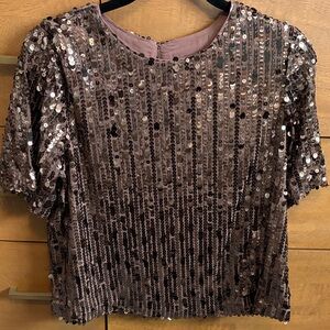 LOFT Sequin Embellished Women's Top